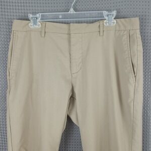 Old Navy Men's Khaki Chino Pants 34x34 Athletic Built-In Flex Beige Preppy